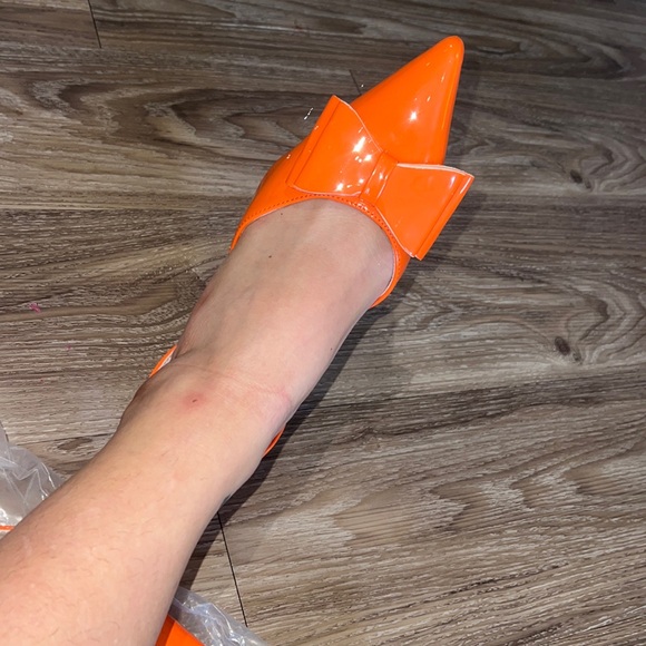 stylewe orange bow heels - Picture 3 of 8